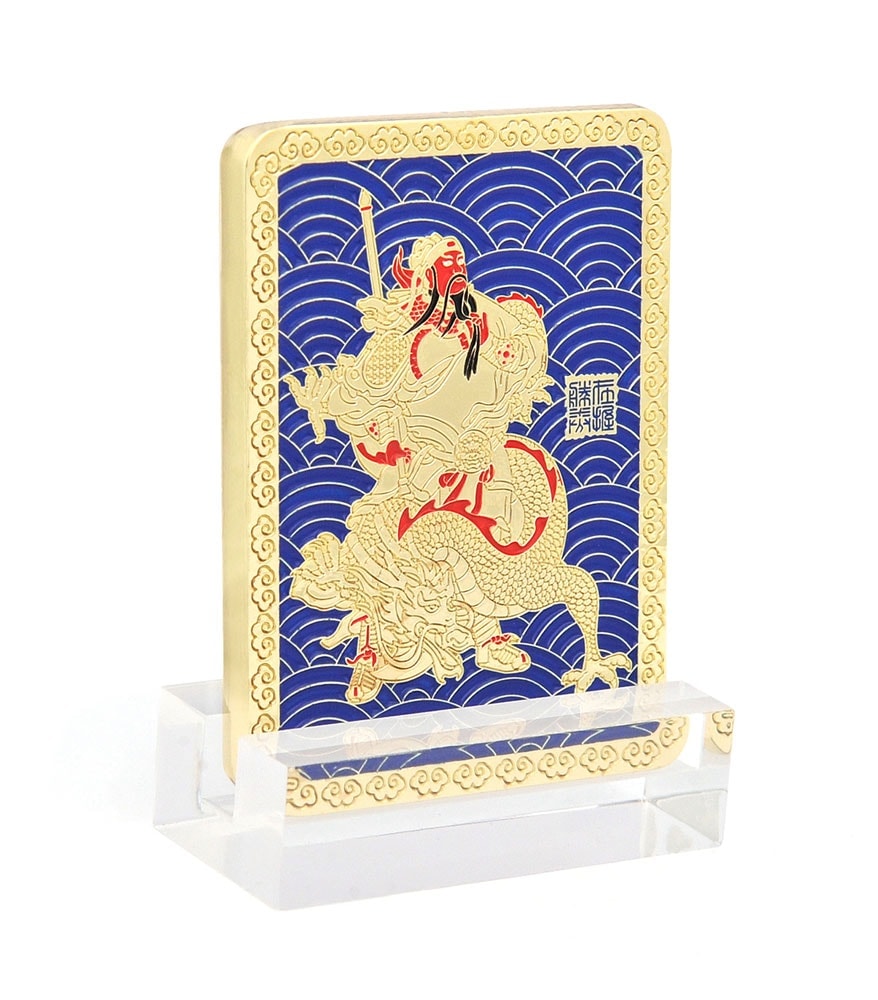 Statueta feng shui mini plac kwan kung cu dragon - 2 | YEO