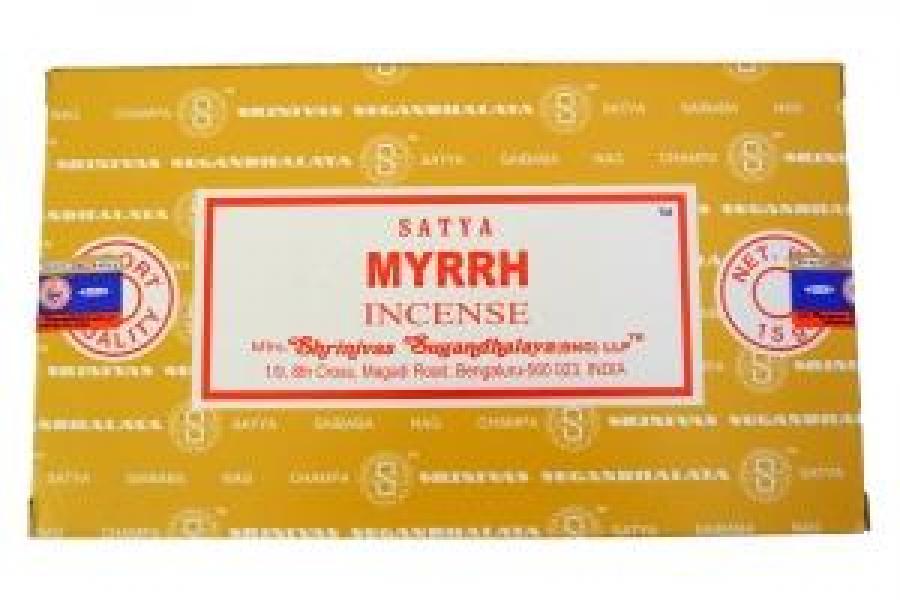 Betisoare parfumate satya myrrh 15g