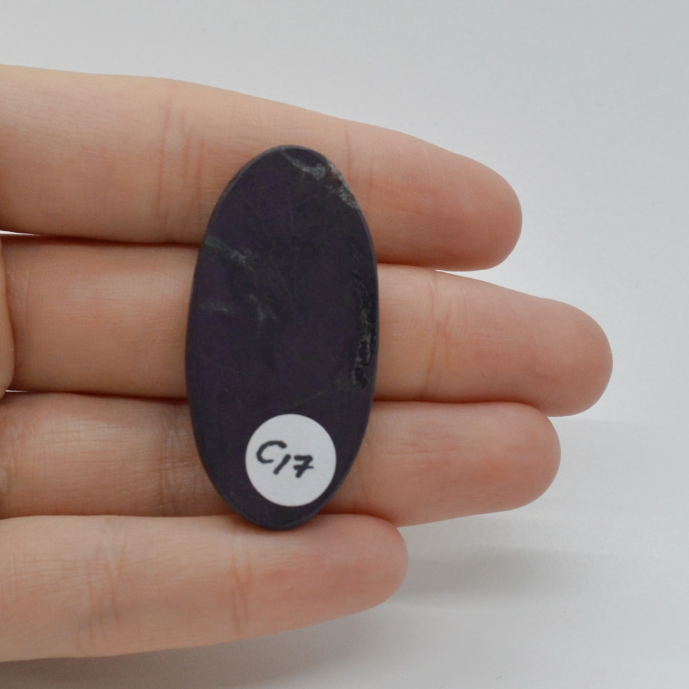 Cabochon purpurit rusia 43x21x6mm c17 - 1 | YEO