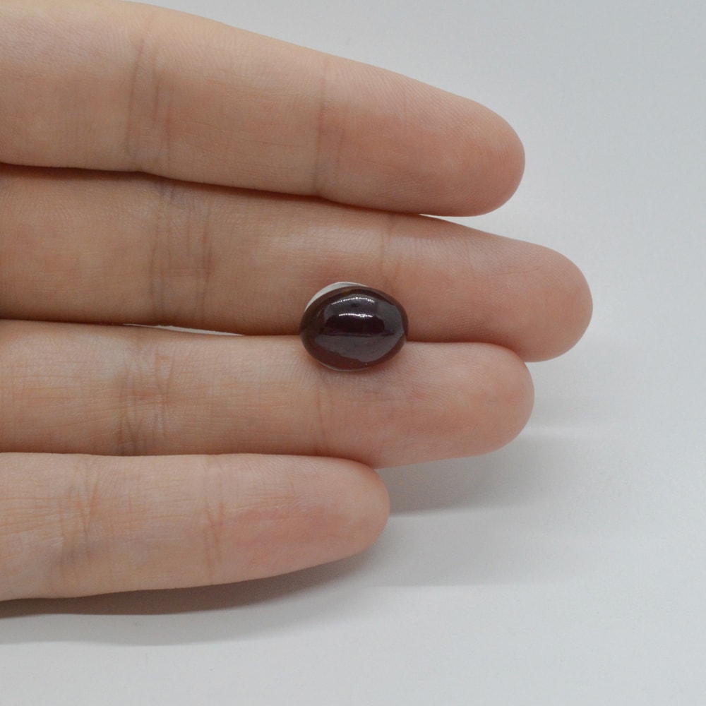 Cabochon granat hessonit 12x9x5mm c25