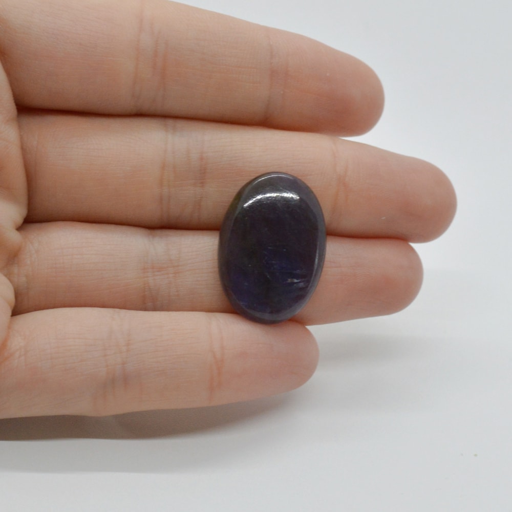 Cabochon iolith sun stone 23x16x4mm c8