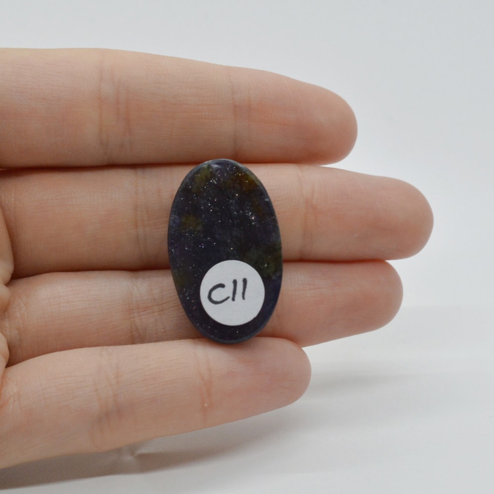 Cabochon iolith sun stone 29x18x7mm c11 - 1 | YEO