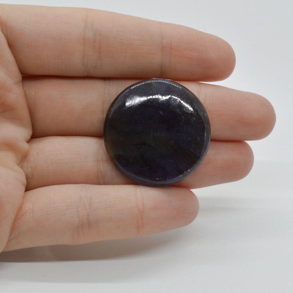 Cabochon iolith sun stone 29x29x5mm c17