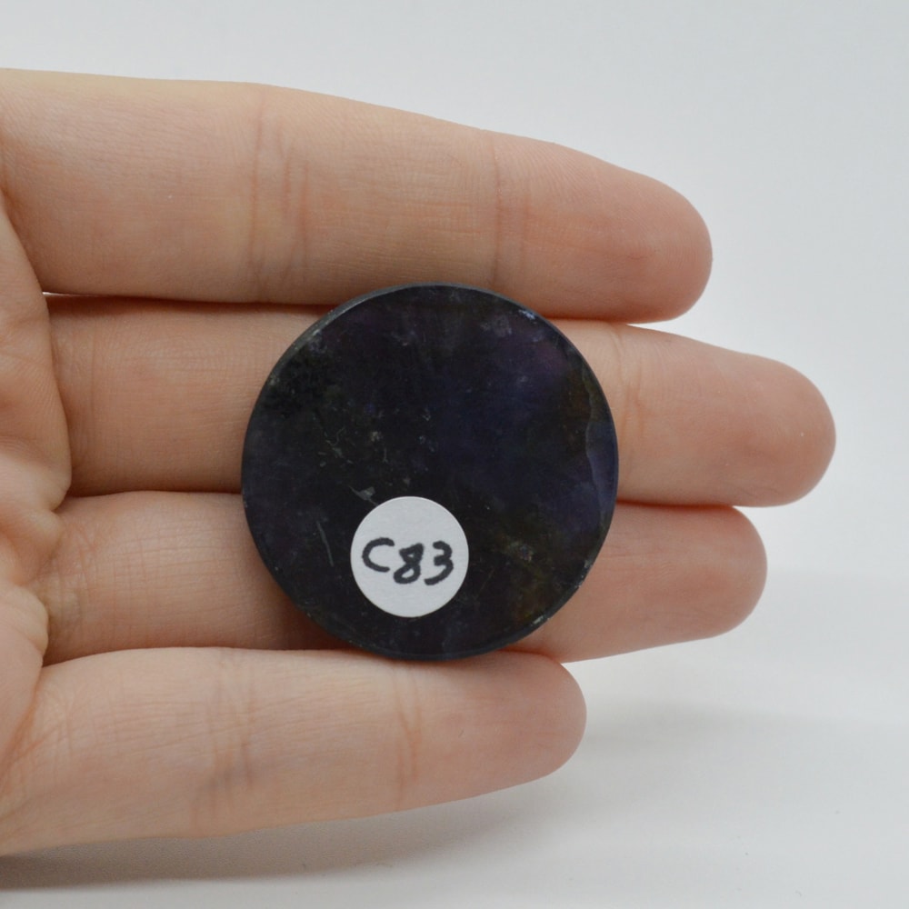 Cabochon iolith sun stone 32x32x6mm c83 - 1 | YEO