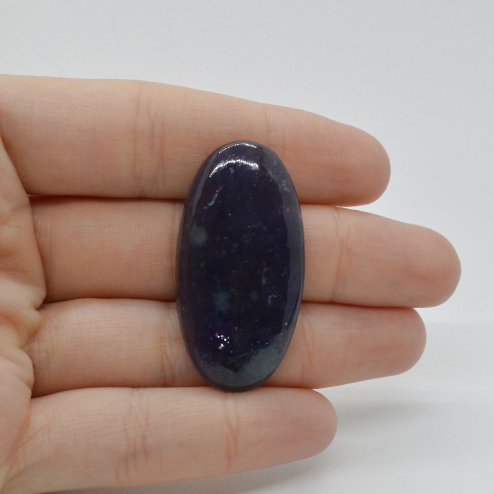 Cabochon iolith sun stone 39x20x6mm c63