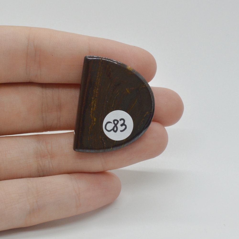 Cabochon iron tiger 32x25x6mm c83 - 1 | YEO