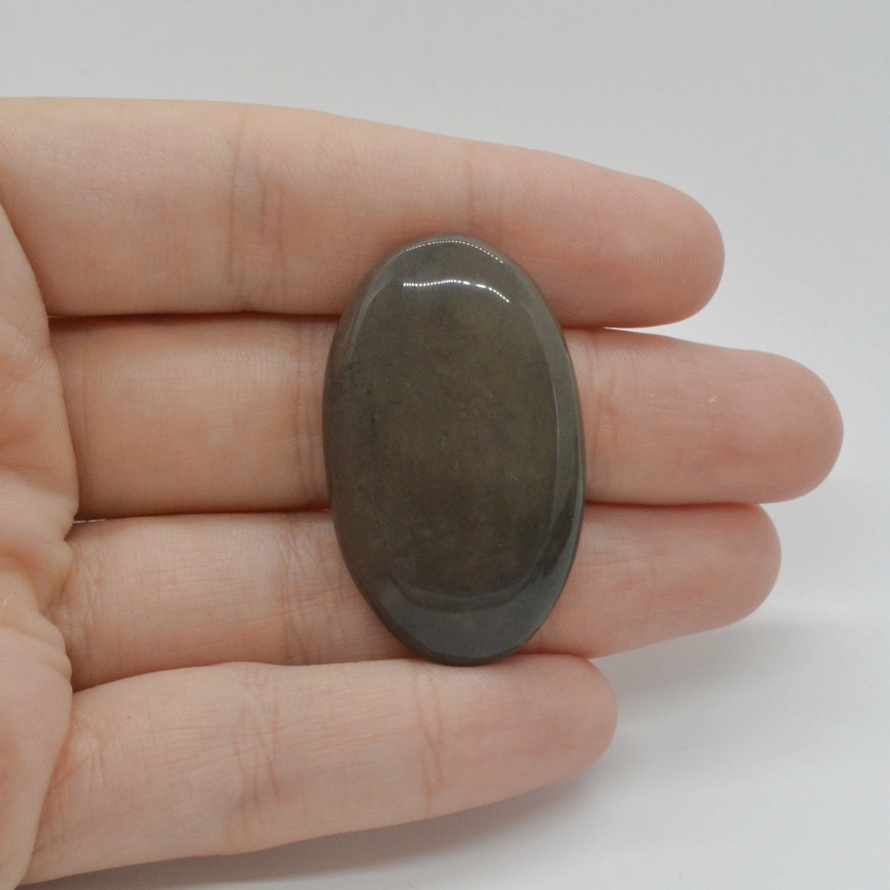 Cabochon jasp policrom 37x22x6mm c86