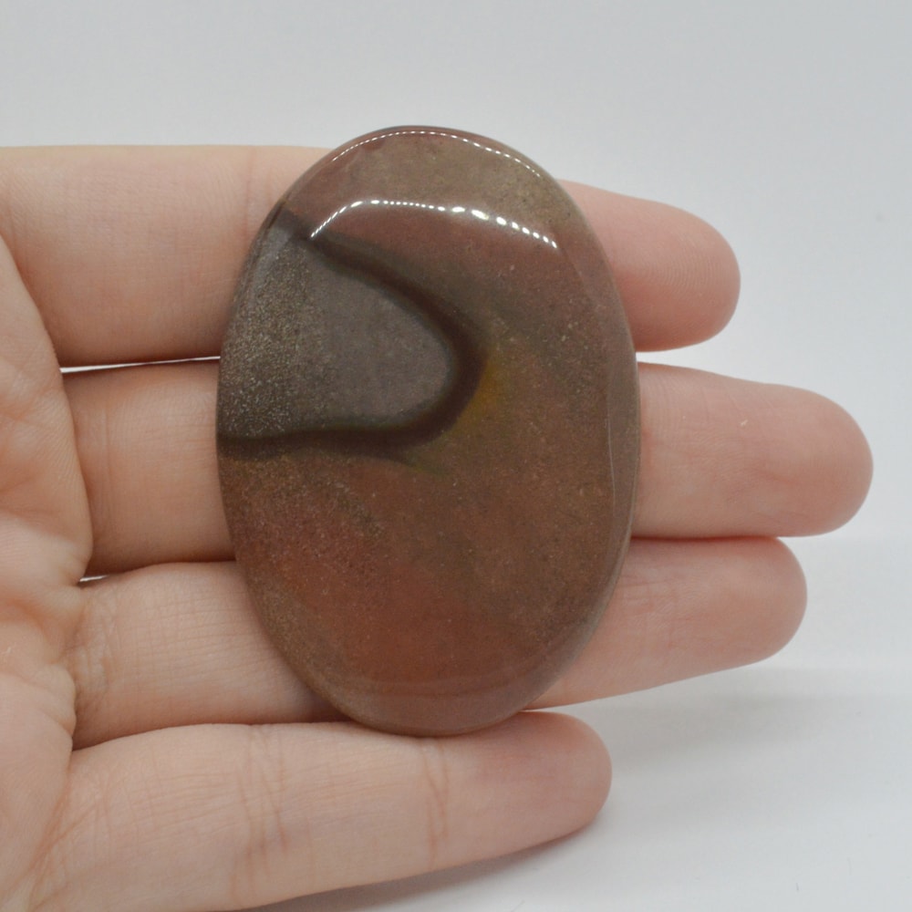 Cabochon jasp policrom 53x37x6mm c34