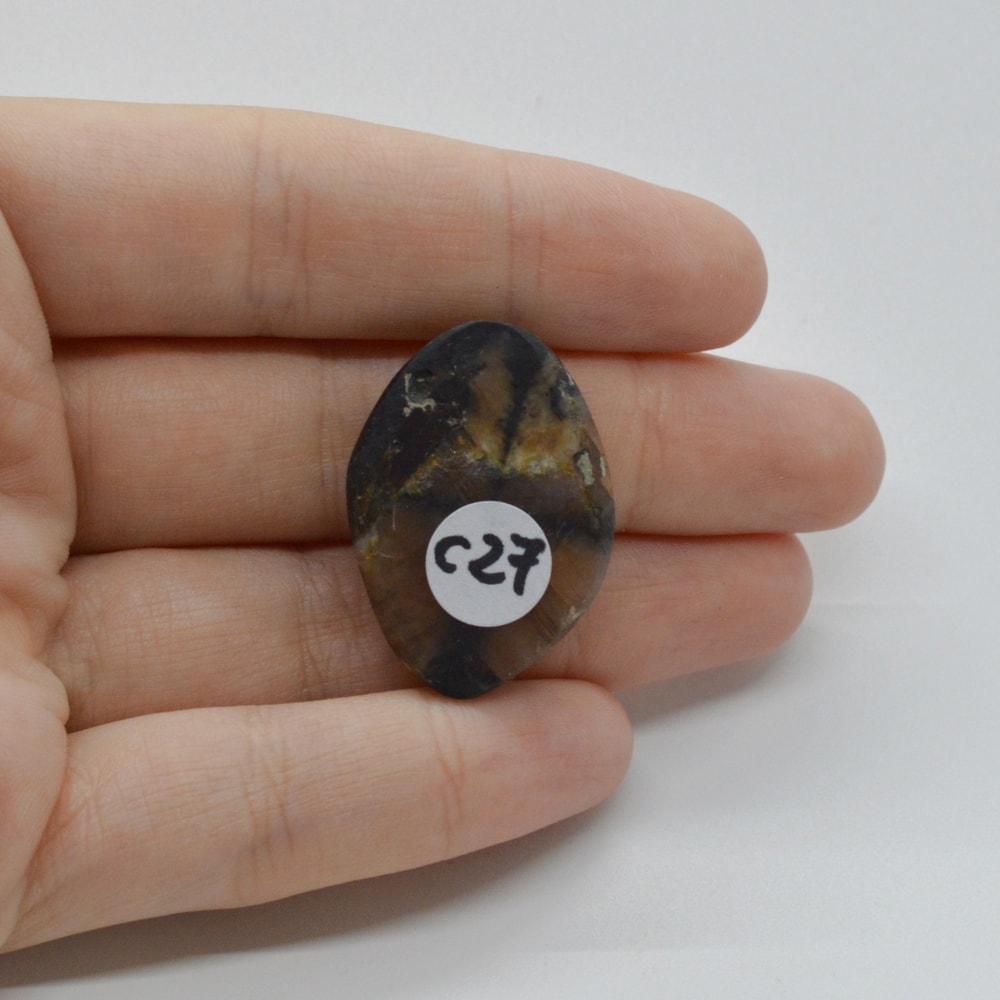 Cabochon kiastolit 30x21x6mm c27 - 1 | YEO