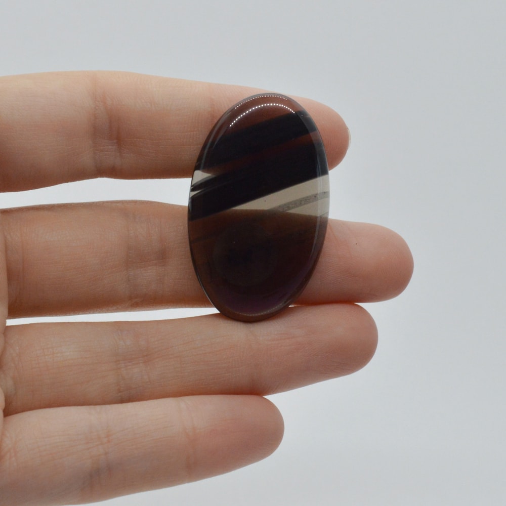 Cabochon obsidian midnight lace 38x23x5mm c46