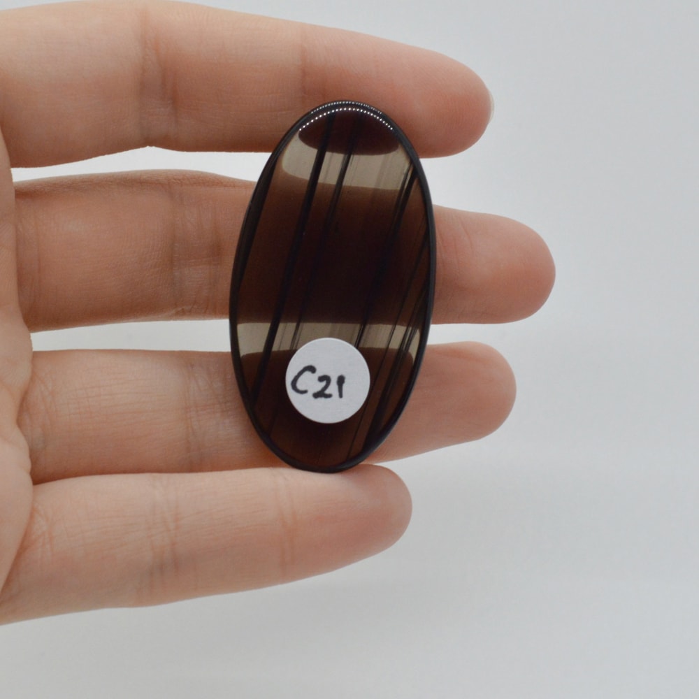 Cabochon obsidian midnight lace 45x25x7mm c21 - 1 | YEO