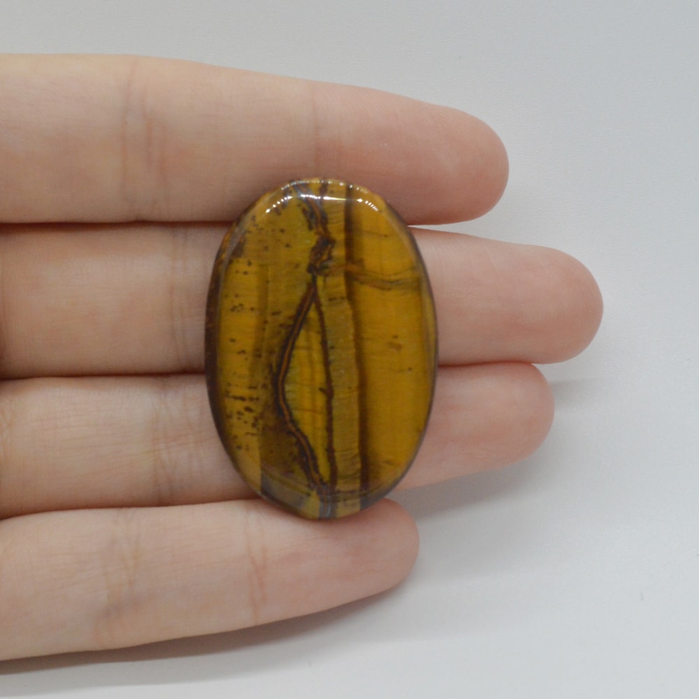 Cabochon ochi de tigru 37x25x5mm c44