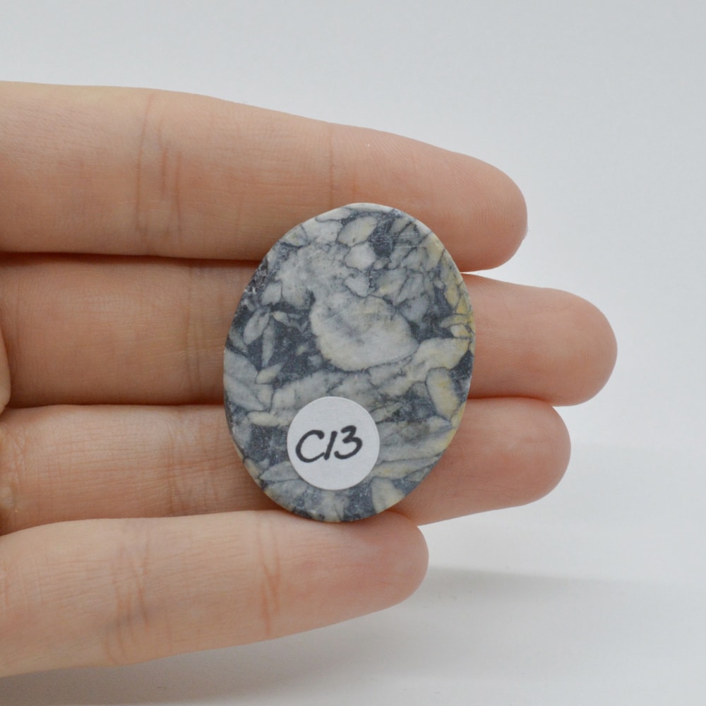 Cabochon pinolith 35x27x6mm c13 - 1 | YEO