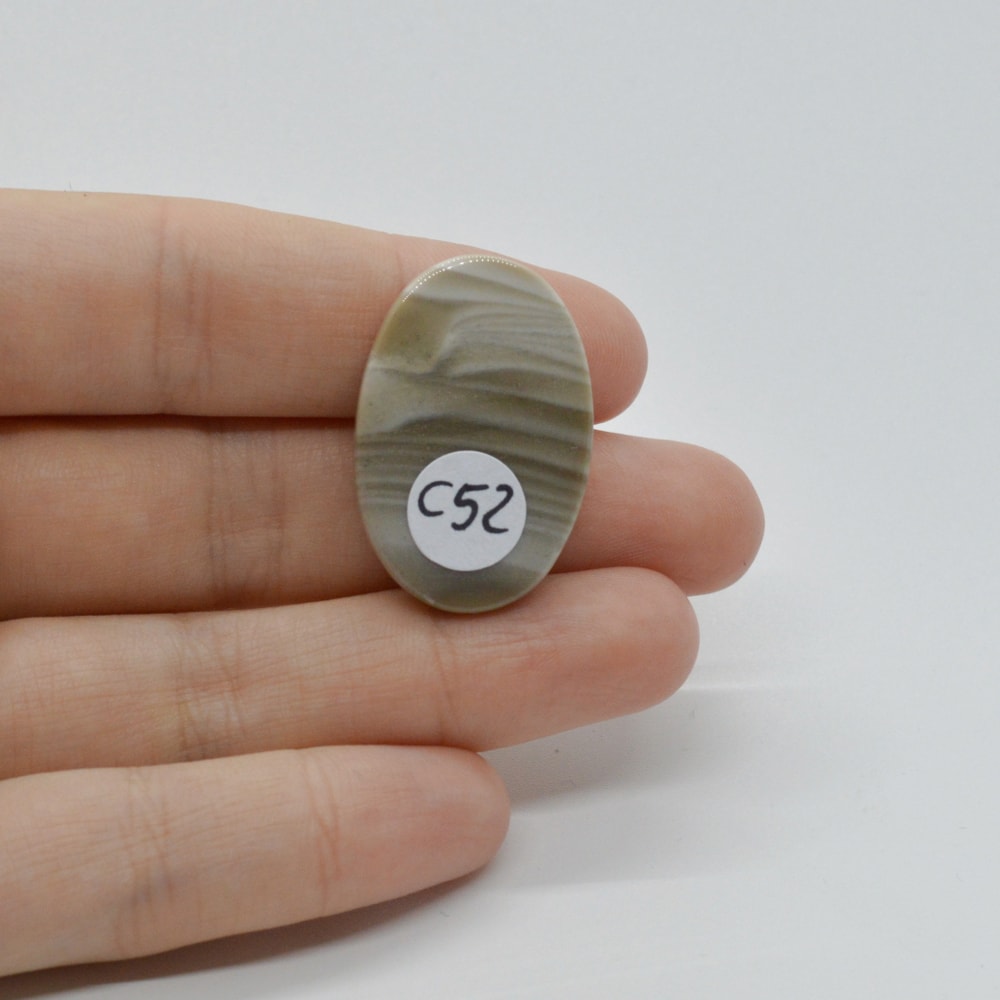 Cabochon flint polisat 30x20x5mm c52 - 1 | YEO