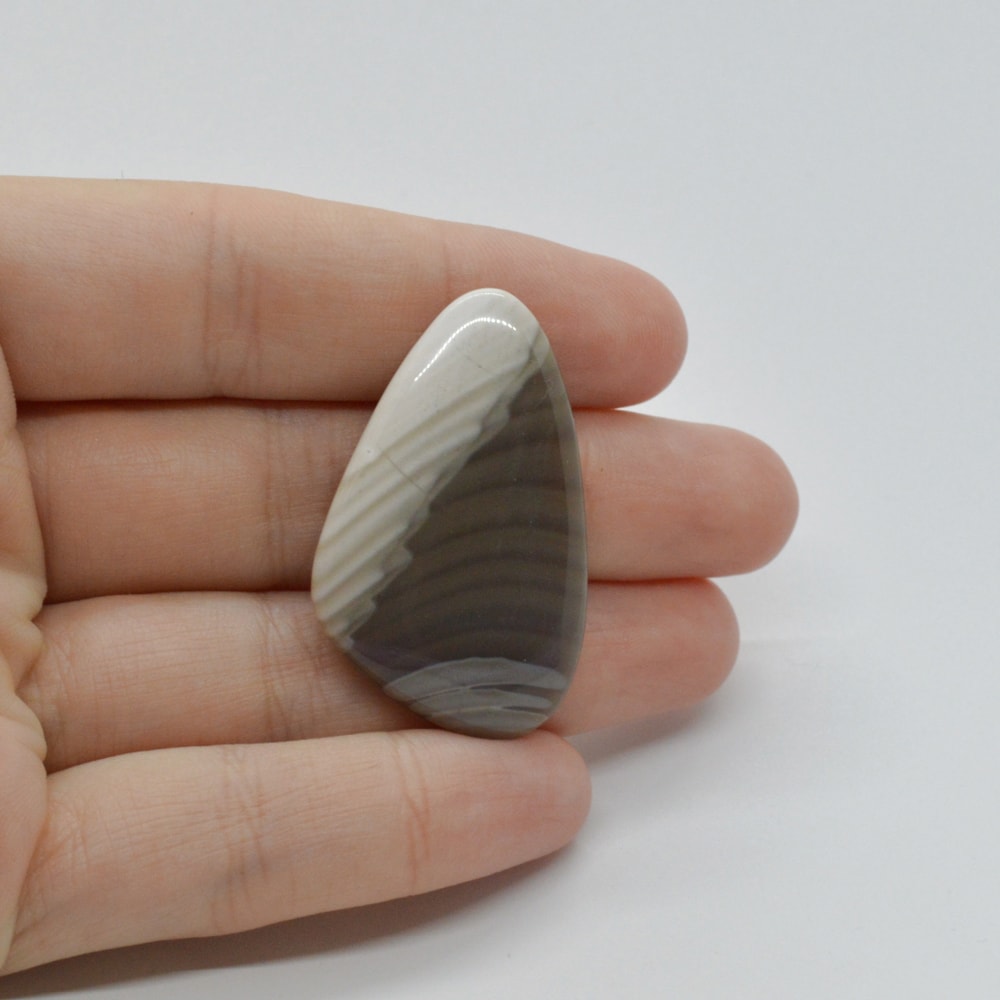 Cabochon flint polisat 38x24x5mm c48