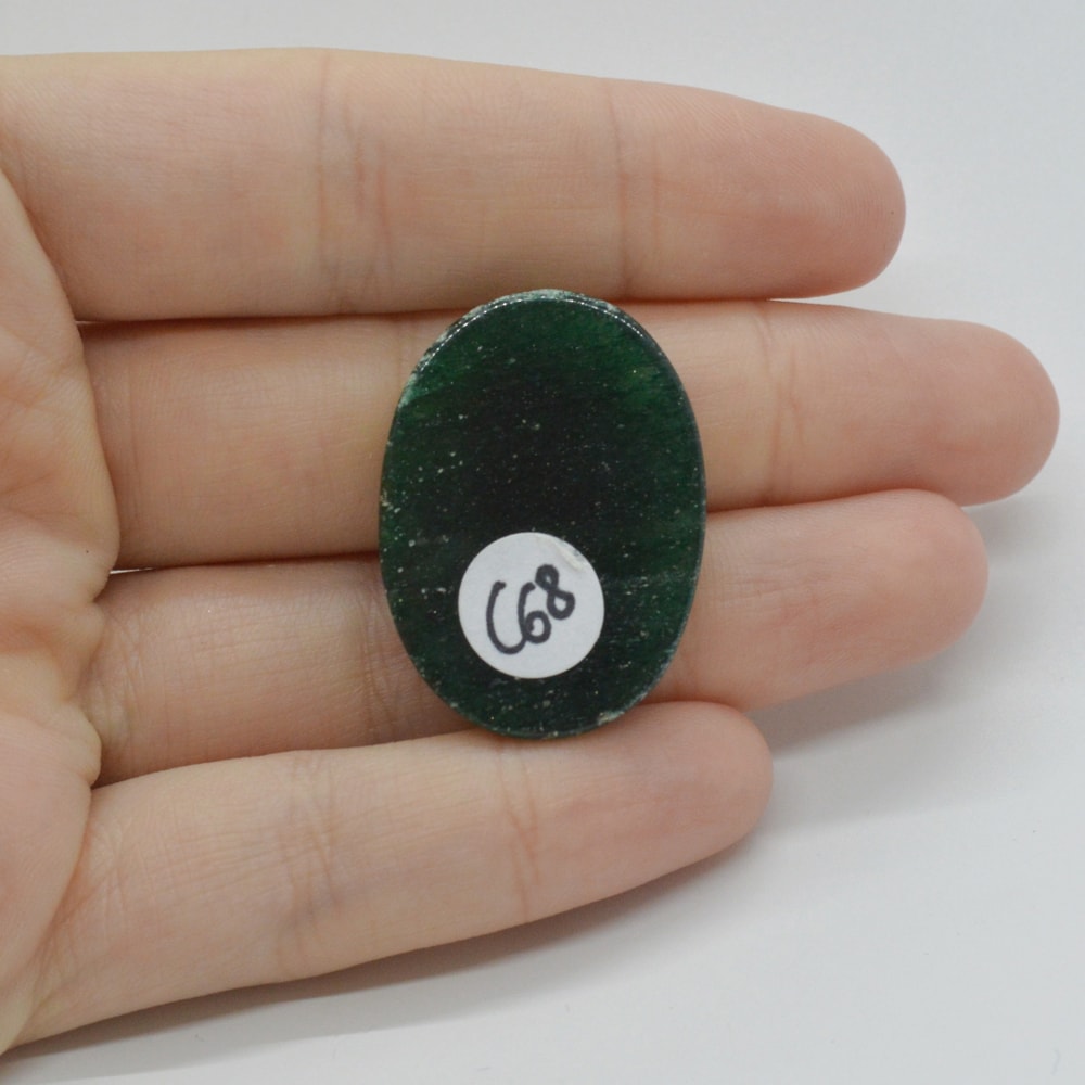 Cabochon aventurin 31x23x6mm c68 - 1 | YEO