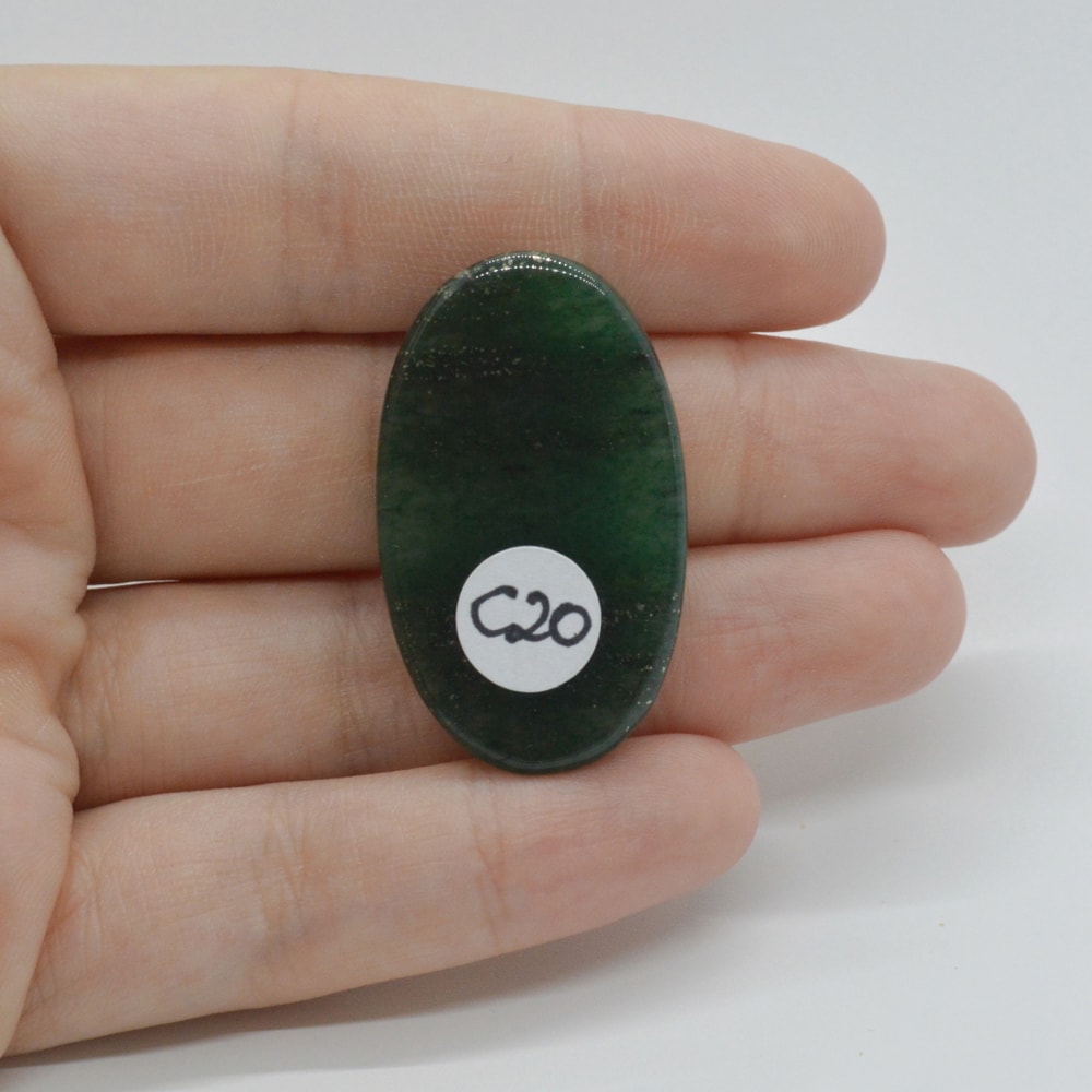 Cabochon aventurin 36x21x8mm c20 - 1 | YEO