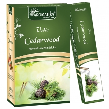 Betisoare parfumate aromatika vedic - cedarwood 15g