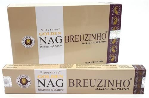 Betisoare parfumate golden nag - breuzinho 15g