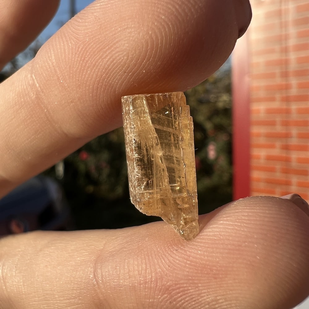 Topaz imperial - cristal natural unicat c74