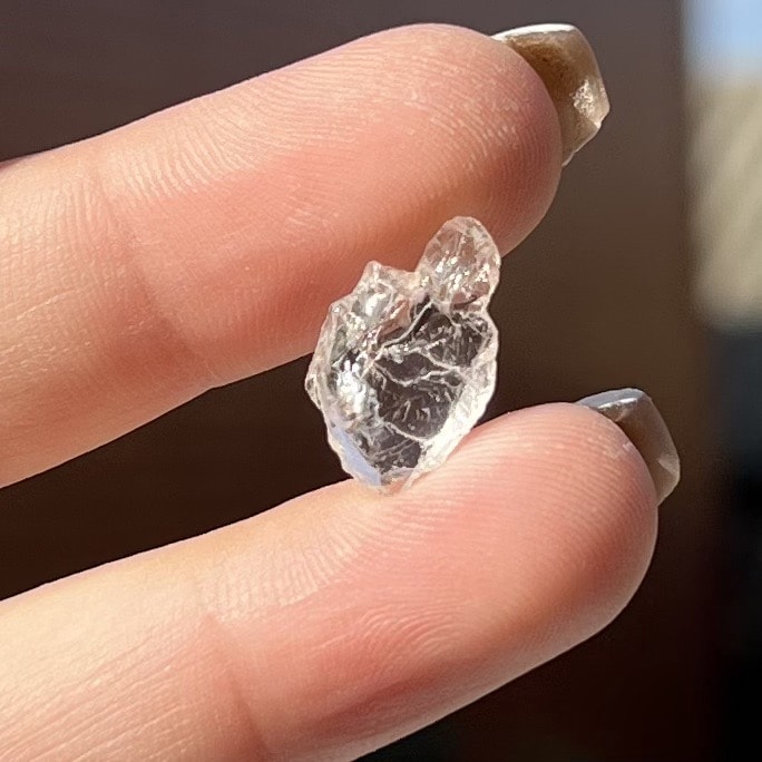 Fenacit nigerian cristal natural unicat b39