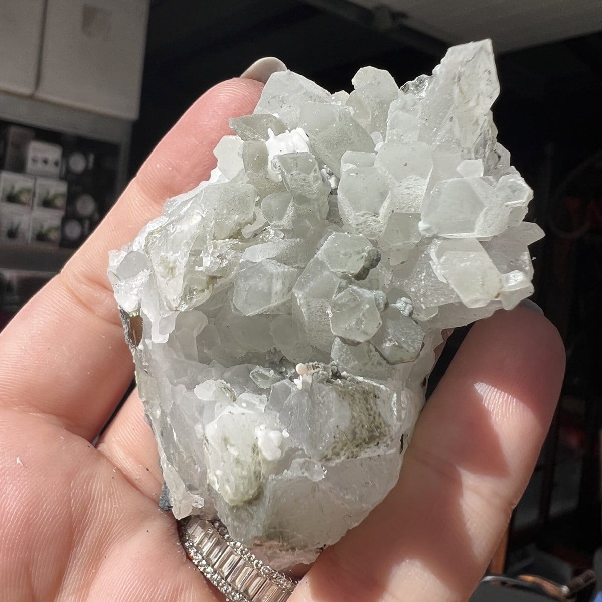Floare de mina pentru colectie cristal natural unicat c24 lot 2