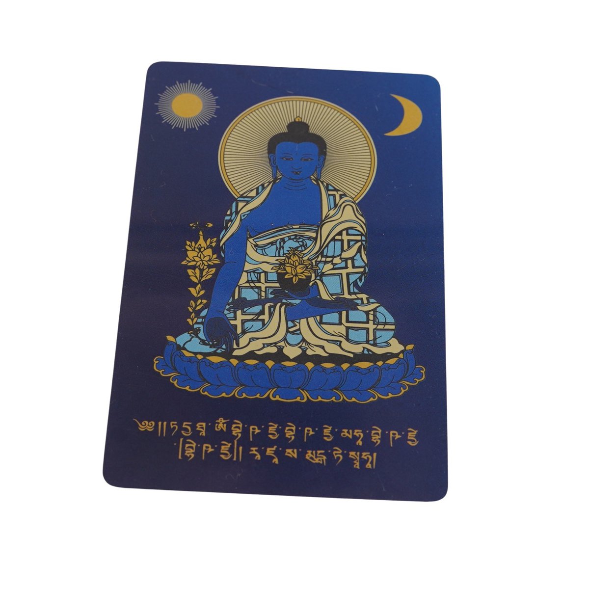 Card feng shui din plastic buddha medicine 2024