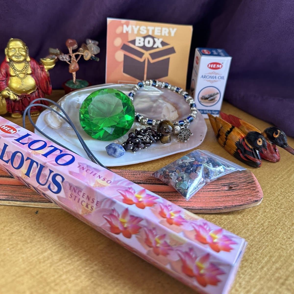 Mystery box - spiritual edition 99 cutie misterioasa cu produse spirituale surpriza - 2 | YEO