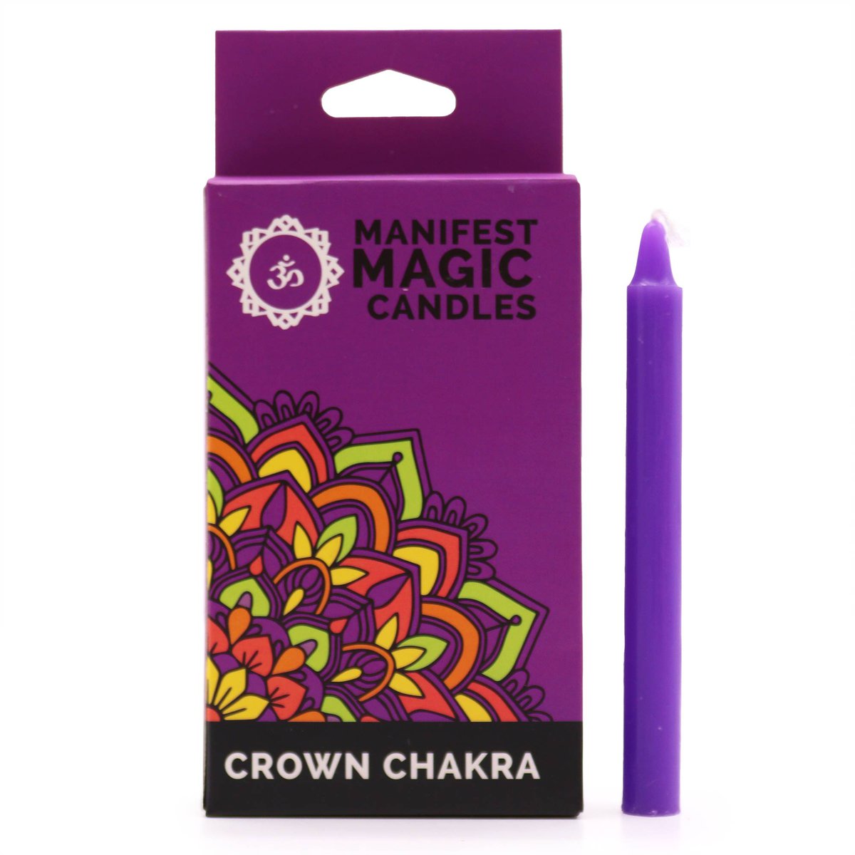 Lumanari magice ezoterice - violet - chakra coroanei 12buc