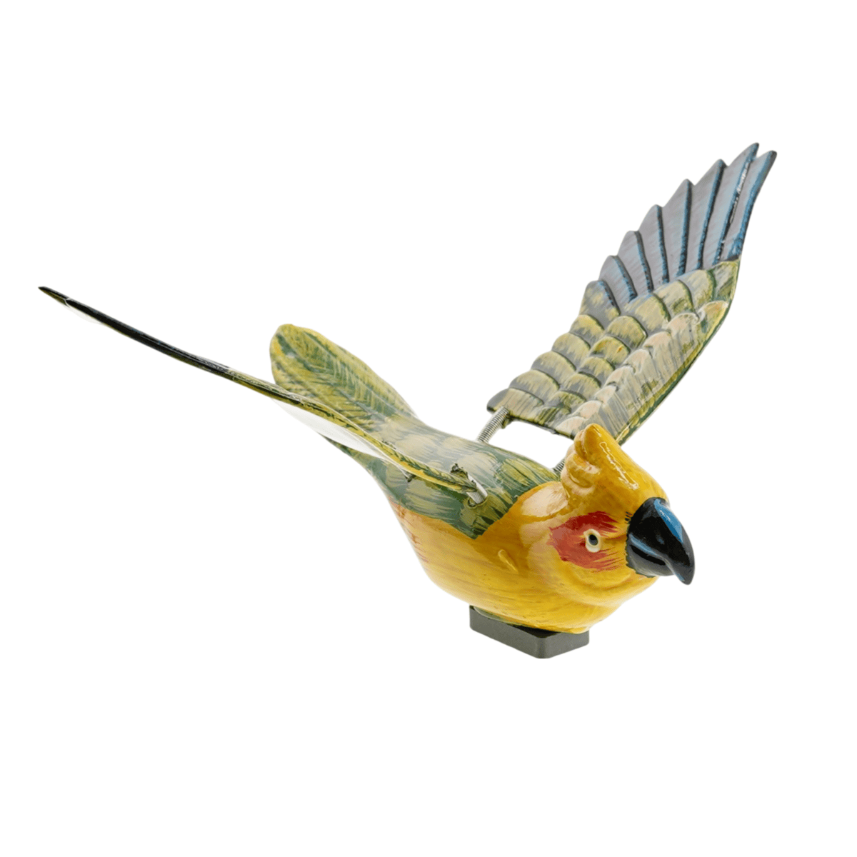 Magnet papagal macaw galben 12cm