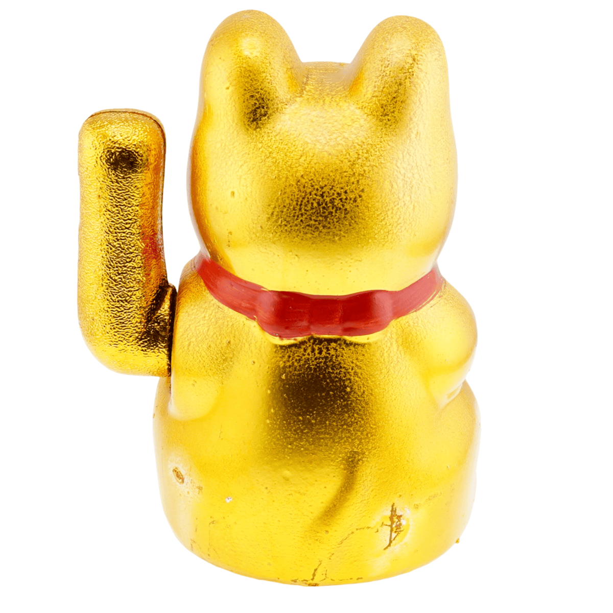 Pisica norocoasa maneki neko aurie din rasina - 175cm - 1 | YEO