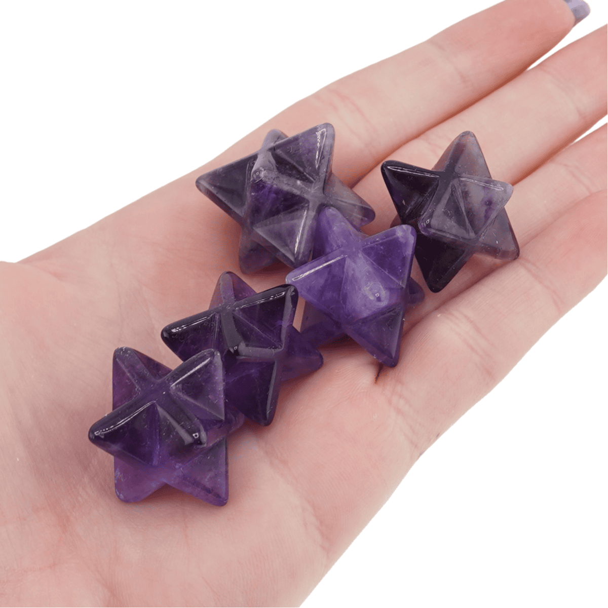 Merkaba din ametist 2-25cm - 3 | YEO