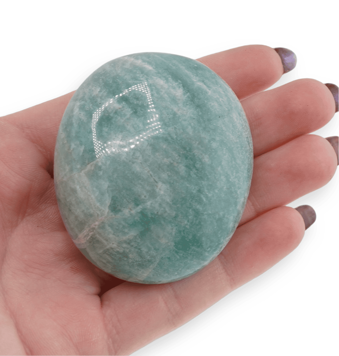 Palm stone cristal natural amazonit 70-100g - 3 | YEO