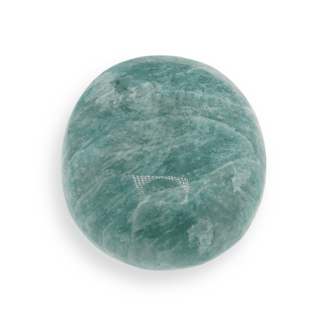 Palm stone cristal natural amazonit 70-100g