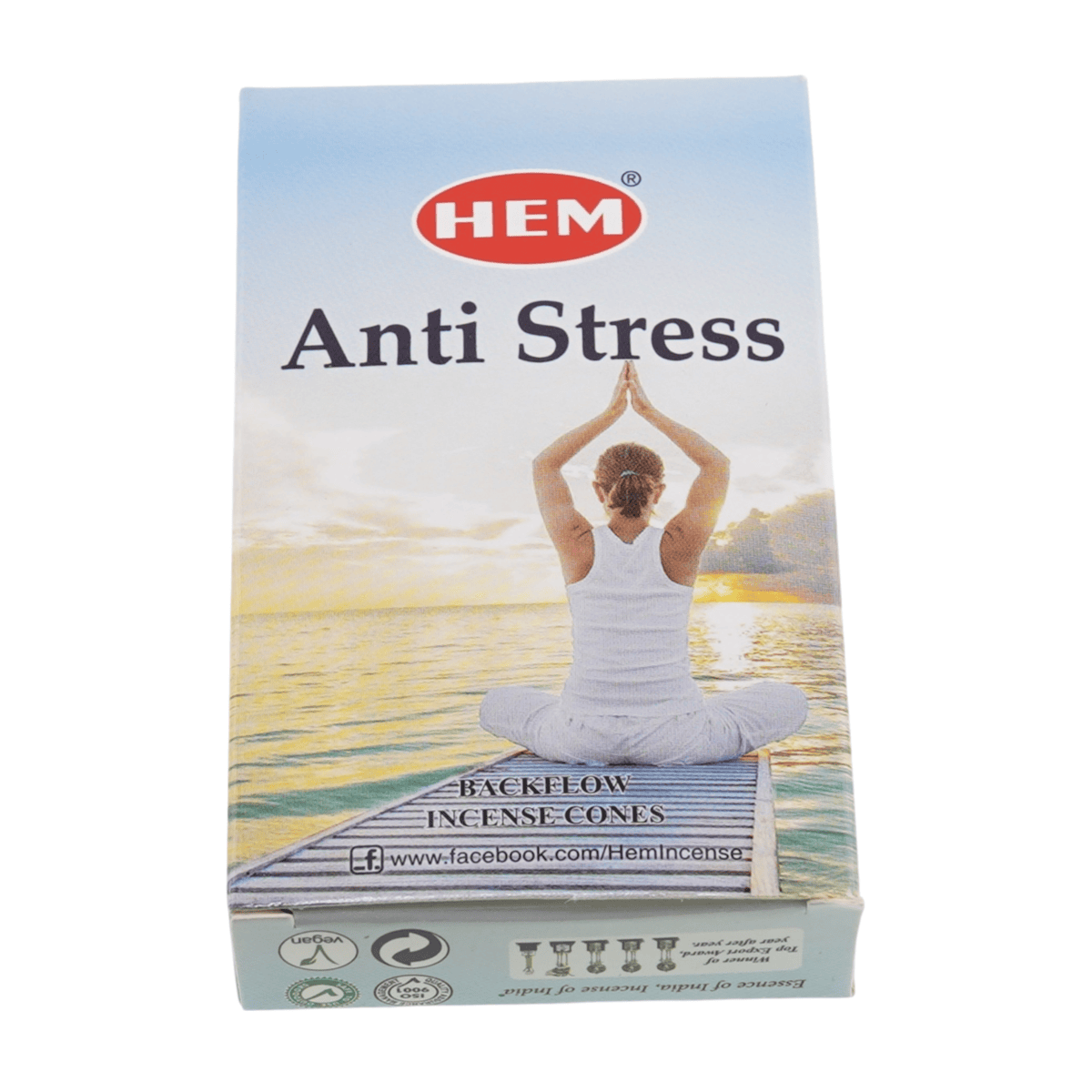 Conuri parfumate fumigatie hem anti stress backflow 10 buc - 1 | YEO