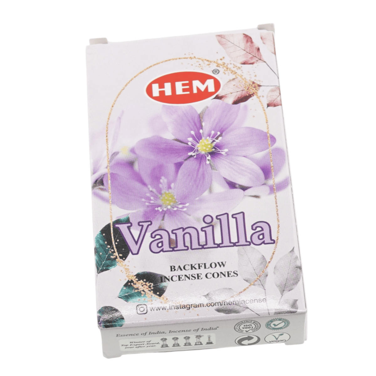 Conuri parfumate fumigatie hem vanilla backflow 10 buc - 1 | YEO