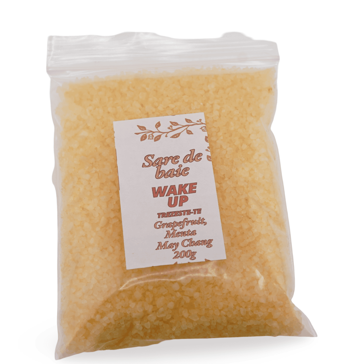 Sare de baie wake up grapefruit menta si may chang ancient wisdom 200g