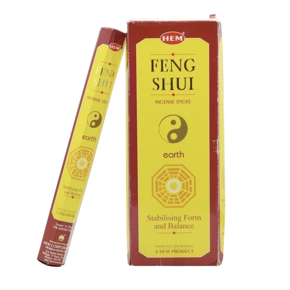 Betisoare parfumate hem feng shui earth 20 buc