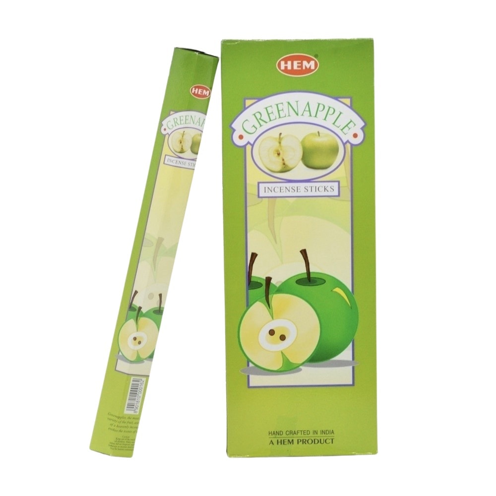 Betisoare parfumate hem green apple 20 buc