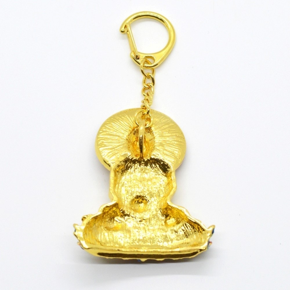 Breloc amuleta aurie buddha - 1 | YEO