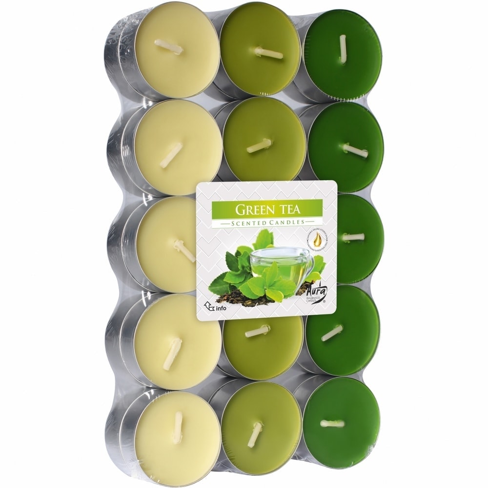 Set 30 pastile lumanari parfumate bispol - green tea