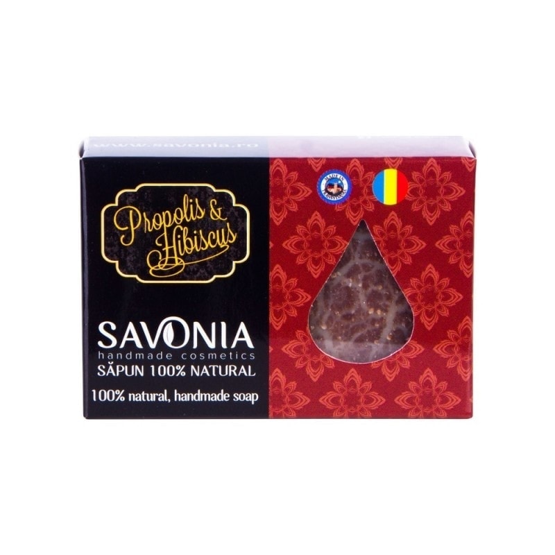 Sapun natural savonia - propolis si hibiscus - 1 | YEO