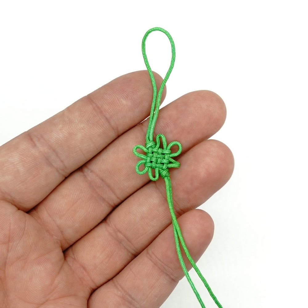 Amuleta canaf feng shui nod mistic simplu mic verde - 3 | YEO