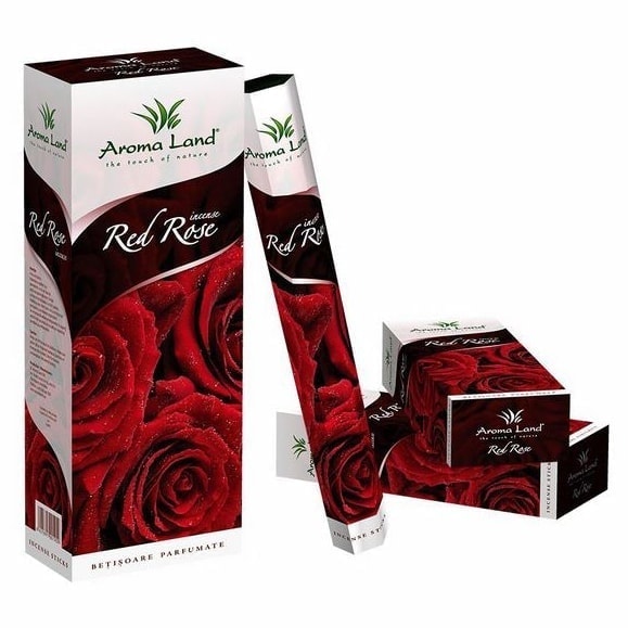 Betisoare parfumate aroma land red rose 20 buc