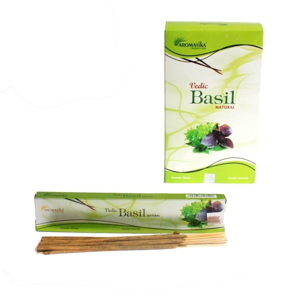 Betisoare parfumate aromatika vedic - basil 15g