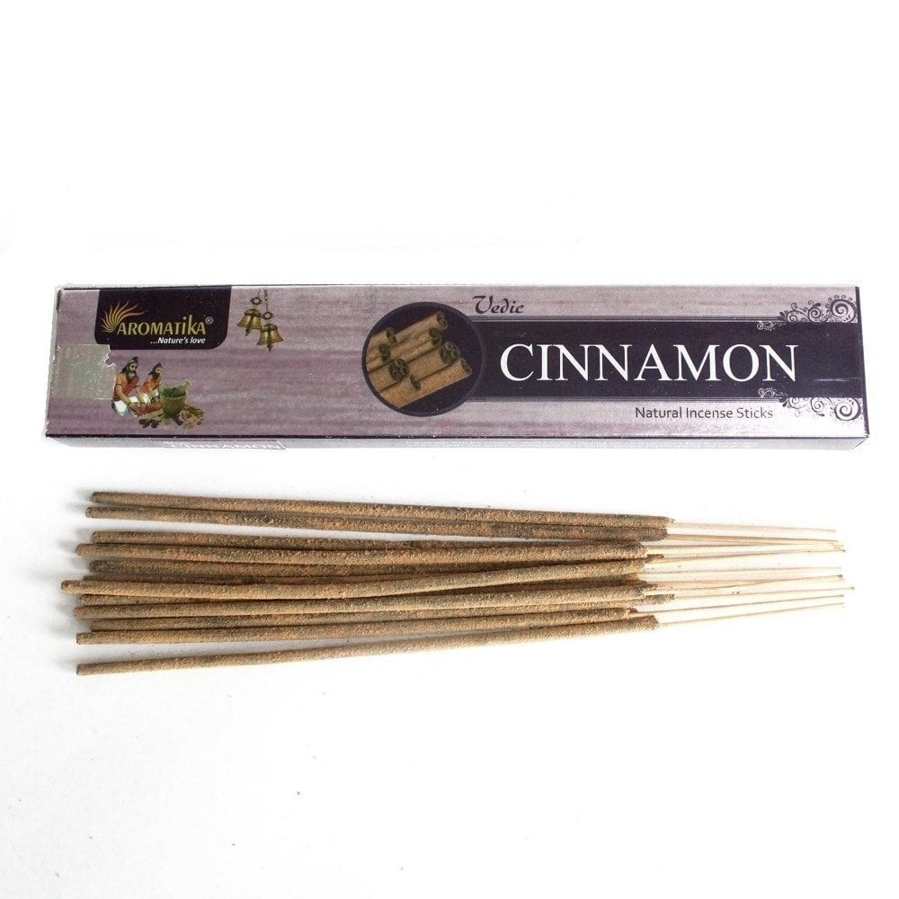 Betisoare parfumate aromatika vedic - cinnamon 15g - 1 | YEO