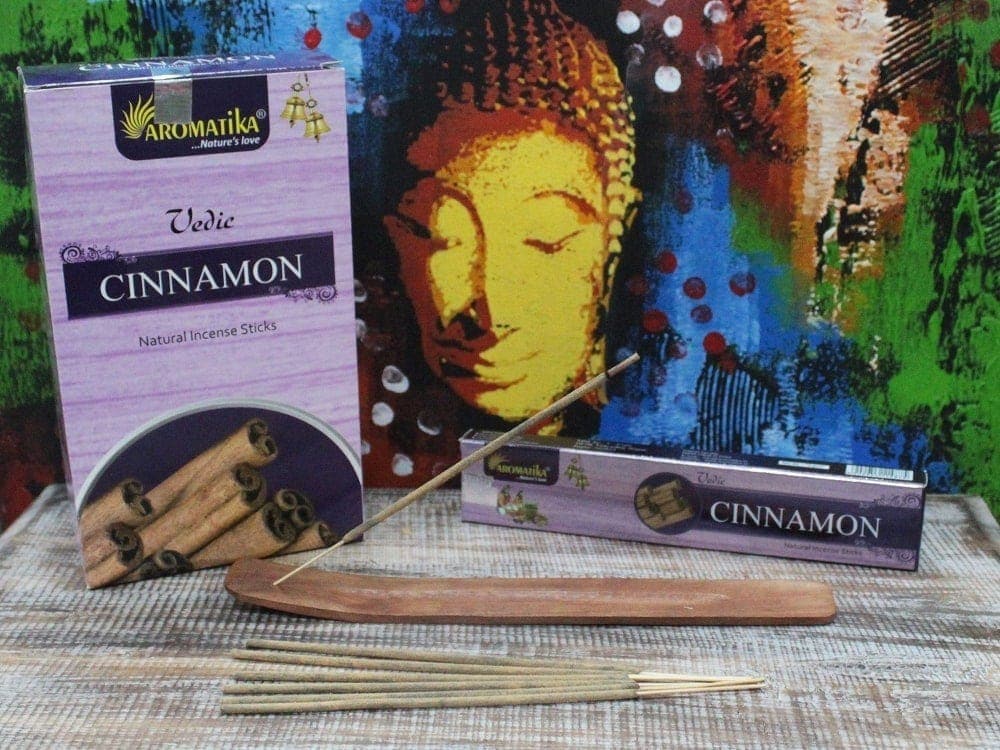 Betisoare parfumate aromatika vedic - cinnamon 15g - 2 | YEO