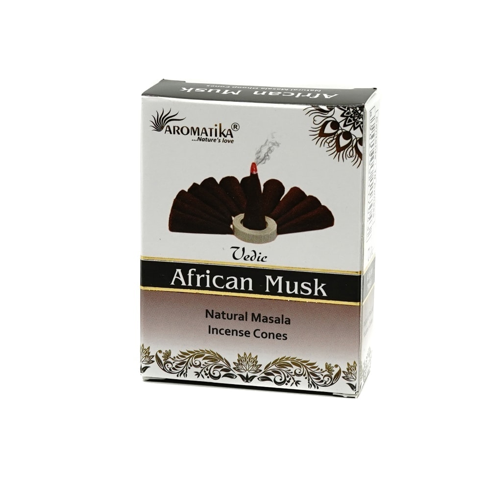 Conuri parfumate fumigatie aromatika - african musk 10 buc