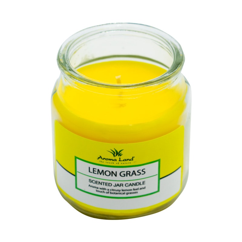 Lumanare parfumata borcan lemongrass aromaland 220g - 2 | YEO