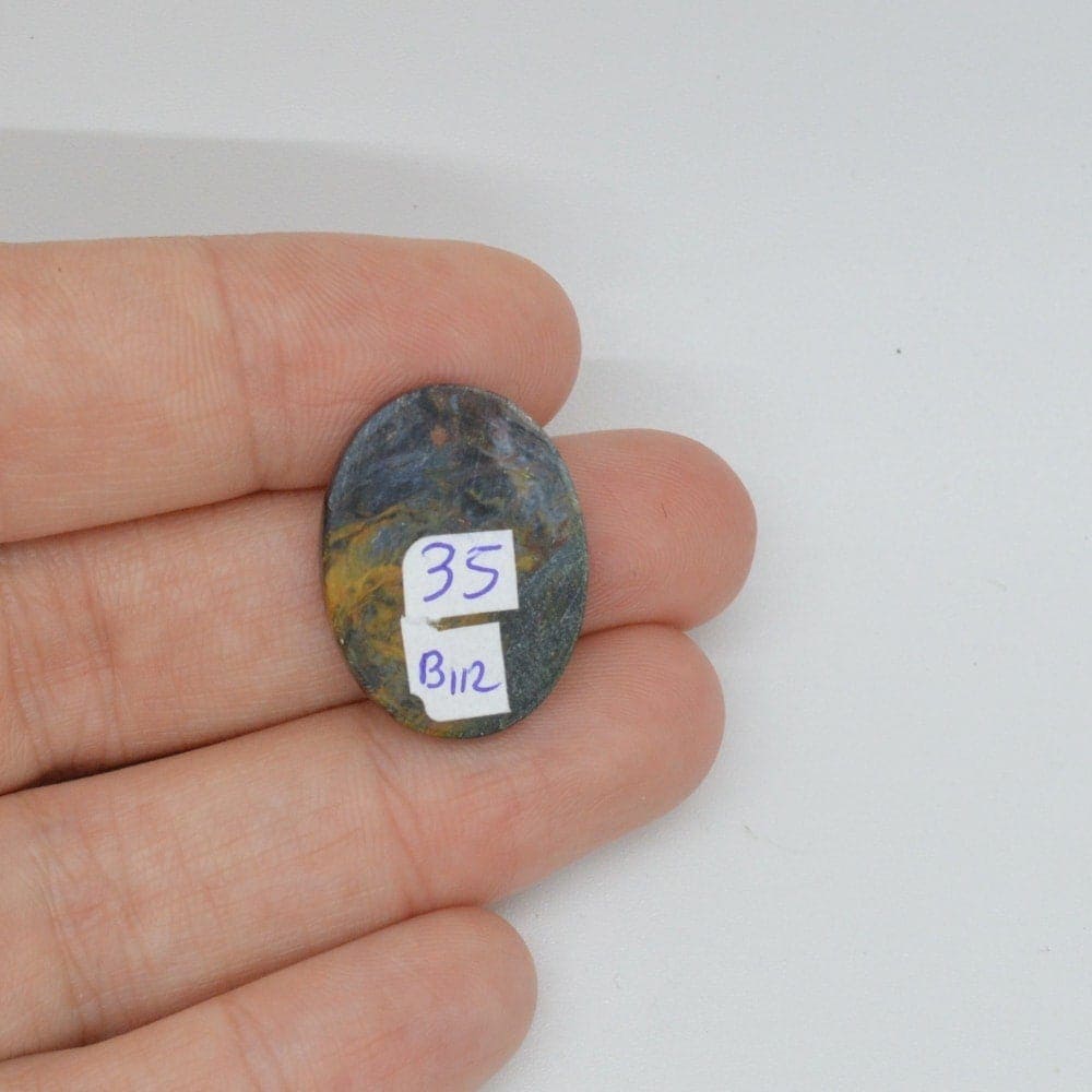 Cabochon pietersit 22x17x4mm b112 - 1 | YEO